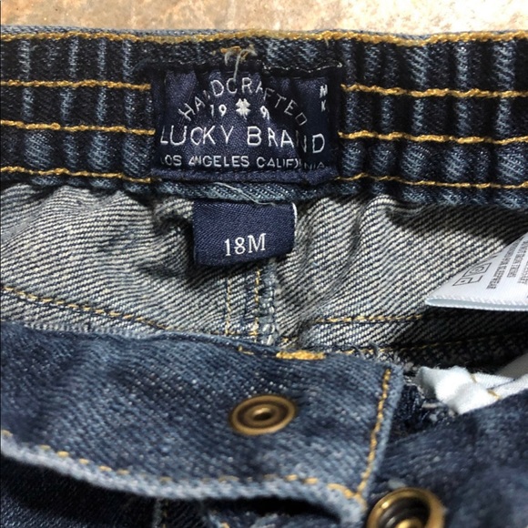 Lucky Brand size 18 months Blue Jeans - Picture 3 of 4